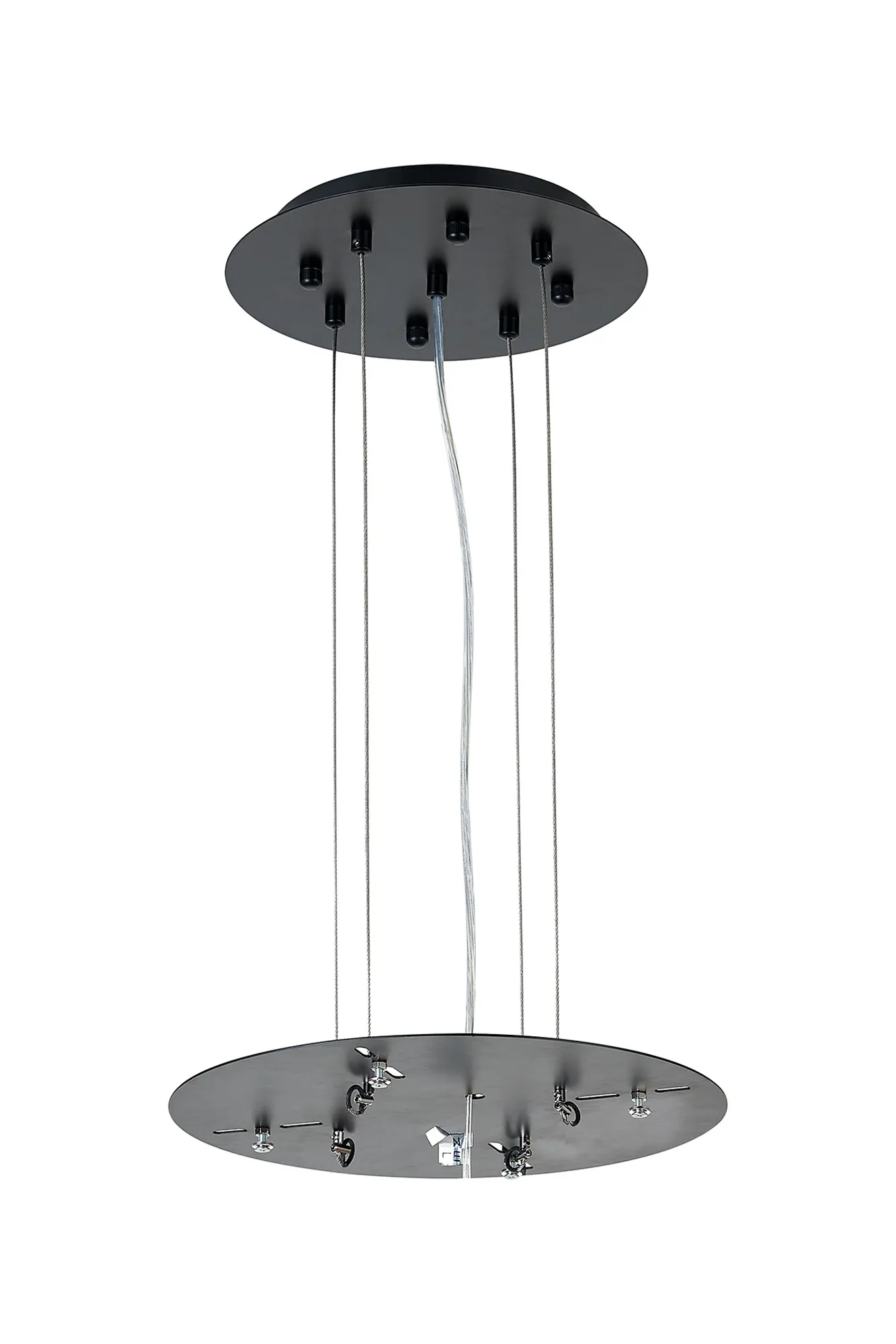 Lowan Satin Black Ancillary Products Deco Suspension Plates